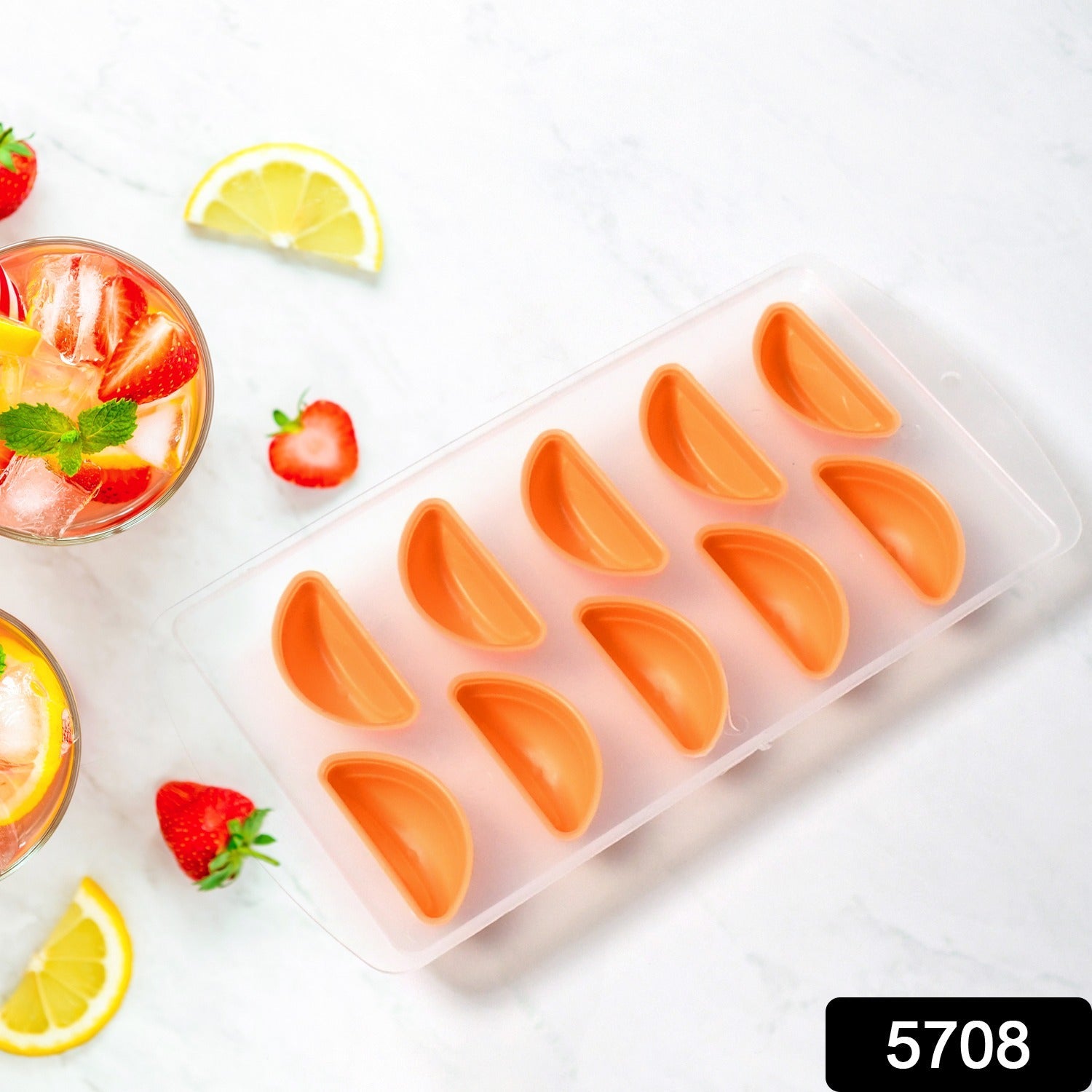 Silicone Mold Ice Cube Tray Creative Sweet Multi Type Ice Tray Buckets, Ice Cube Trays Multi Fruit Shape Ice Tray (1 Pc) Silicone Mold Ice Cube Tray Creative Sweet Multi Type Ice Tray Buckets, Ice Cube Trays Multi Fruit Shape Ice Tray (1 Pc)